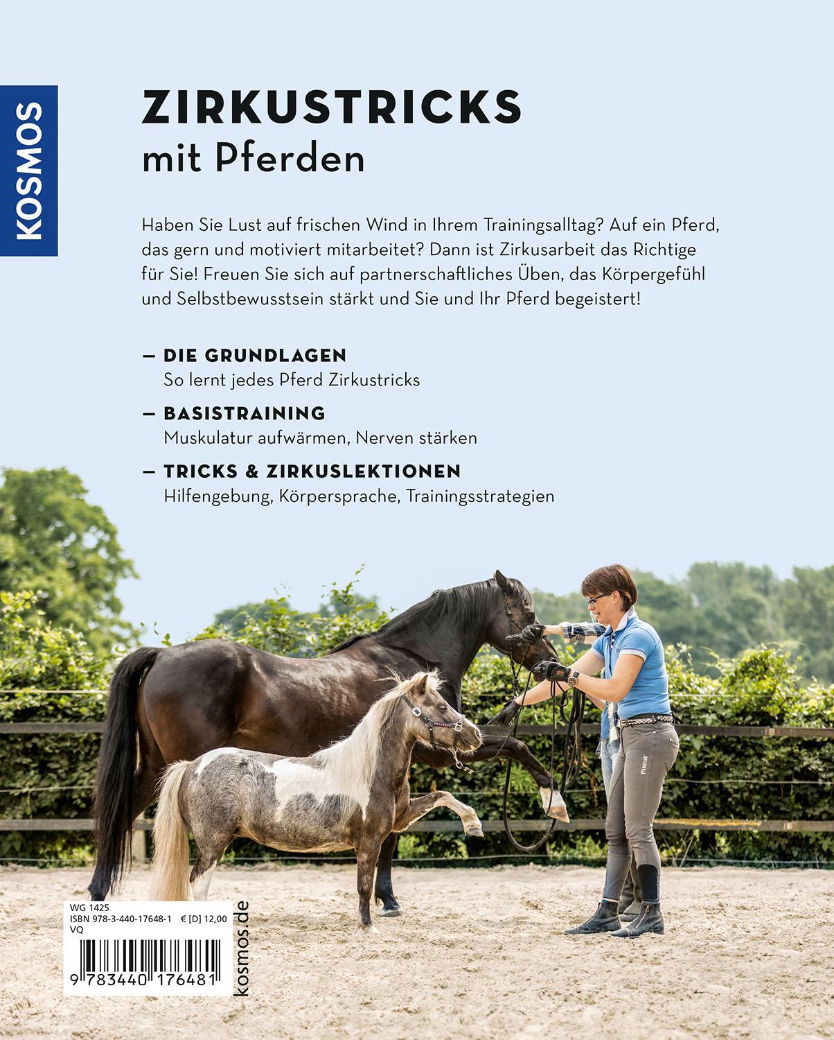 Rückseite: 9783440176481 | Zirkustricks mit Pferden | Sigrid Schöpe | Taschenbuch | 80 S. | 2024