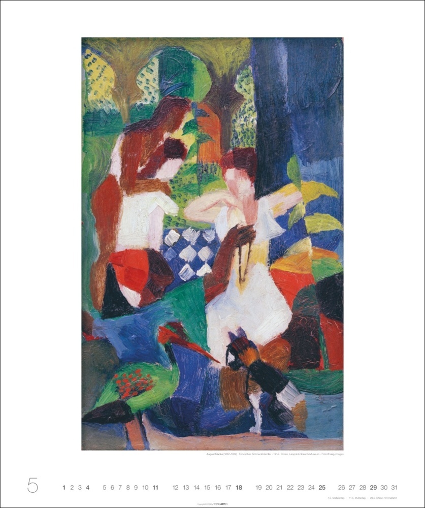 Bild: 9783839900826 | Die Tunisreise Edition Kalender 2025 | Paul/Macke, August Klee | 14 S.