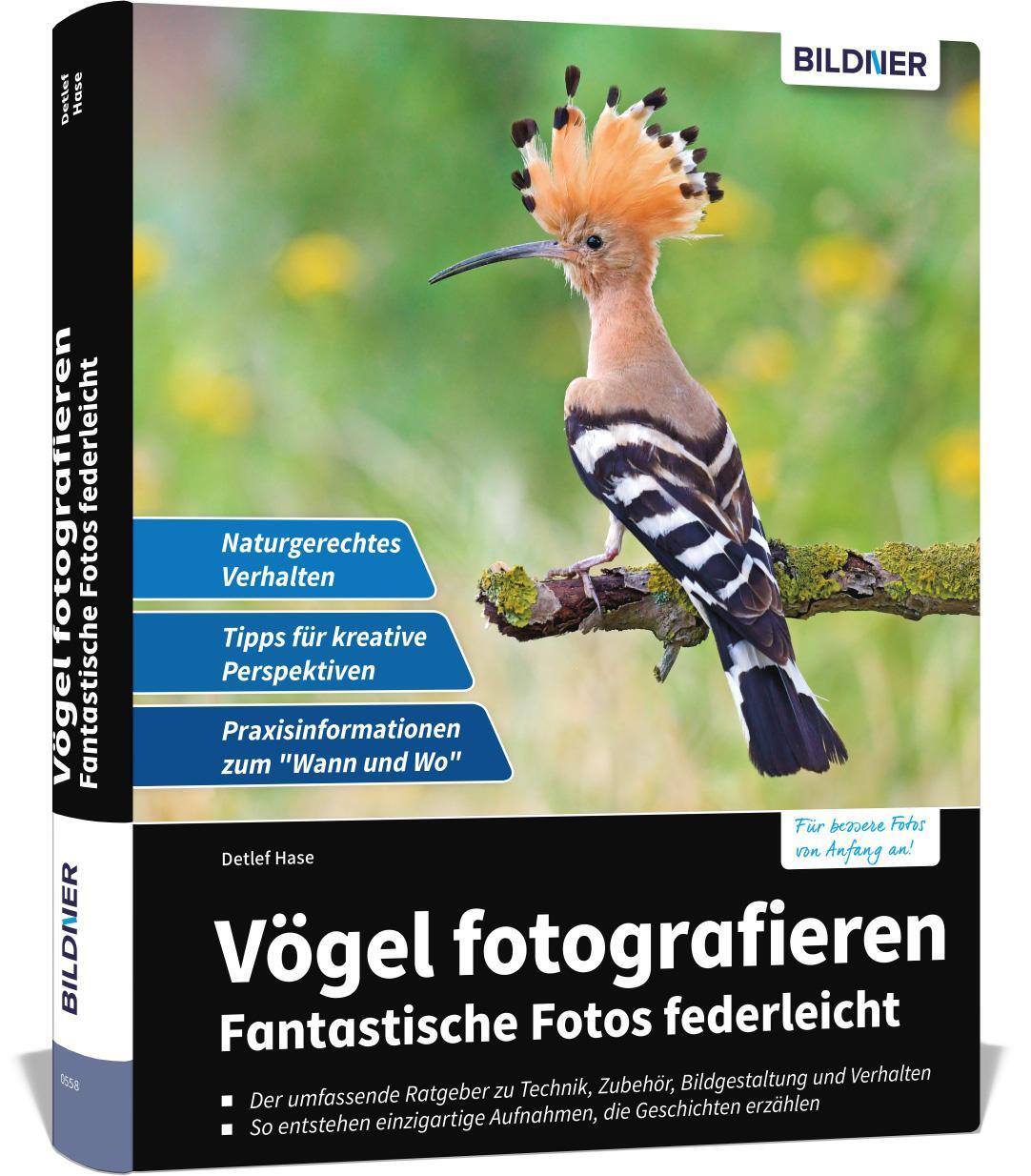 Cover: 9783832805319 | Vögel fotografieren | Fantastische Fotos federleicht | Hase Detlef