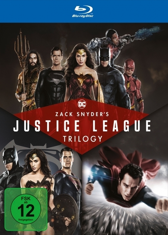 Cover: 5051890327482 | Zack Snyder's Justice League Trilogy 4K, 4 UHD-Blu-ray + 4 Blu-ray