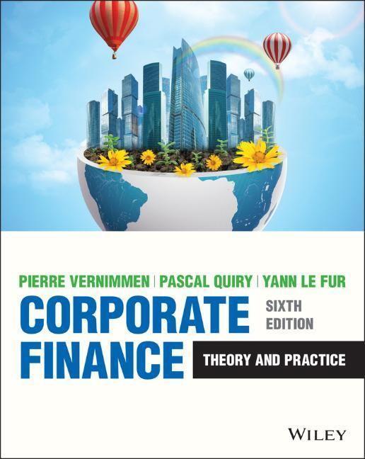 Cover: 9781119841623 | Corporate Finance | Theory and Practice | Pierre Vernimmen (u. a.)