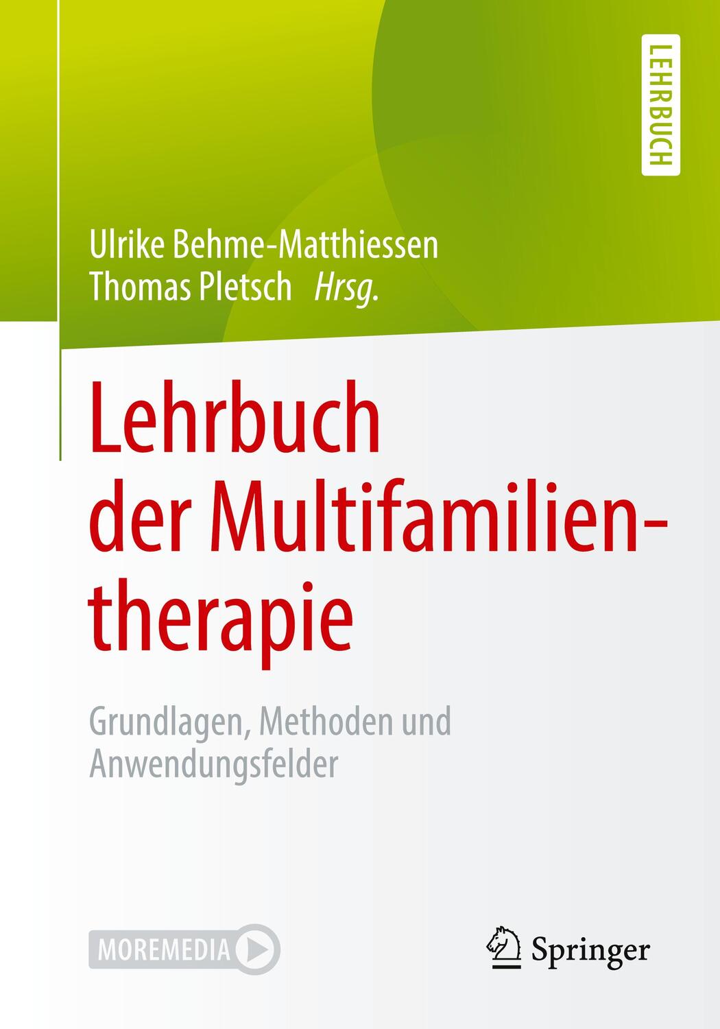 Cover: 9783662611951 | Lehrbuch der Multifamilientherapie | Bundle | XIII | Deutsch | 2020