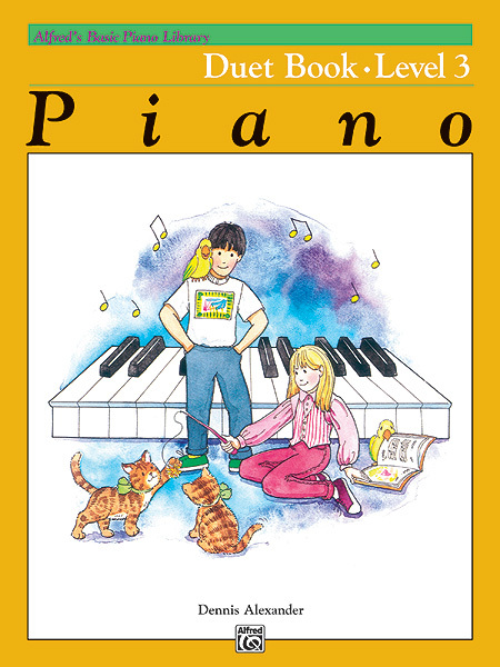 Cover: 38081010458 | Alfred's Basic Piano Library Duet 3 | Dennis Alexander | Buch