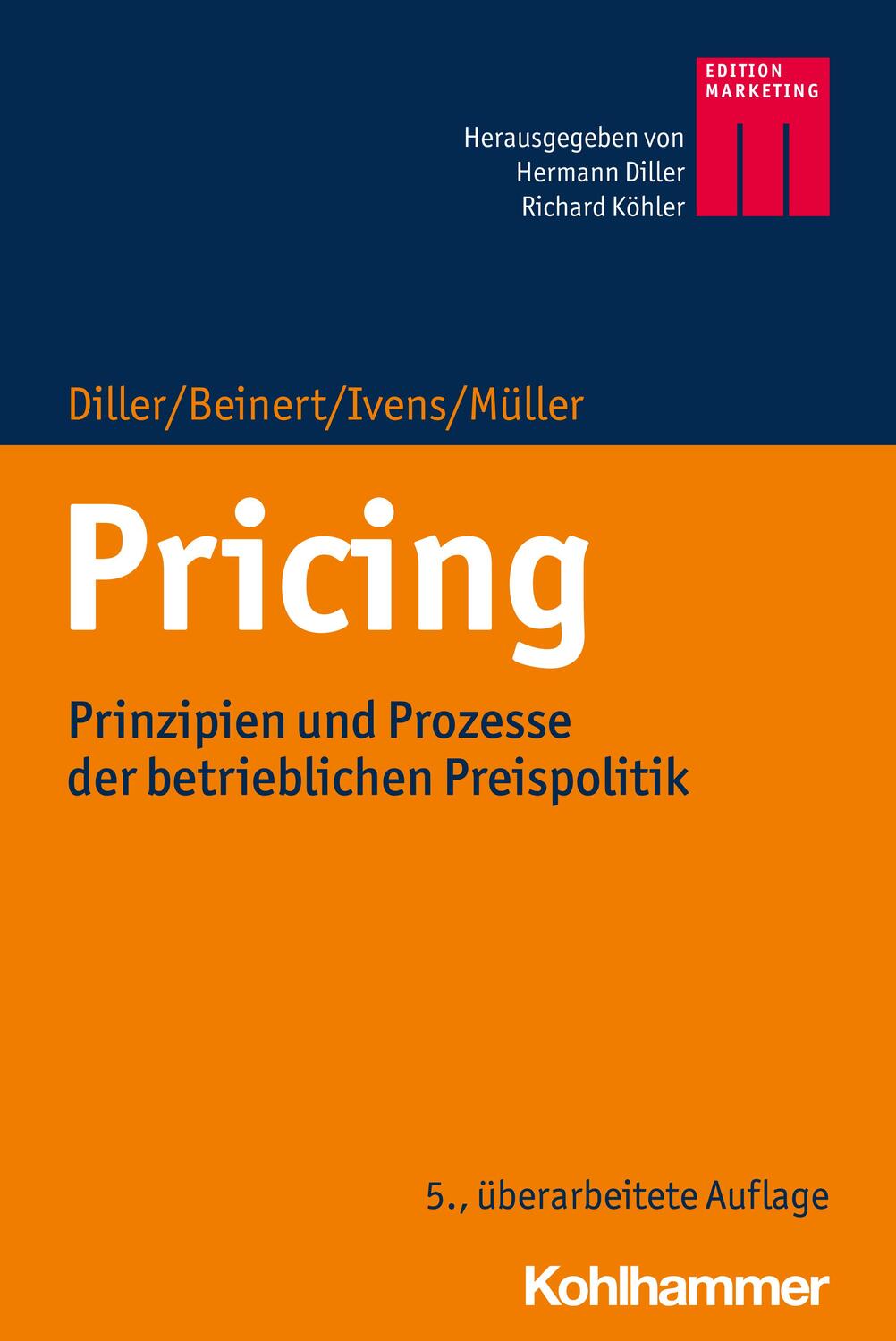 Cover: 9783170348929 | Pricing | Prinzipien und Prozesse der betrieblichen Preispolitik