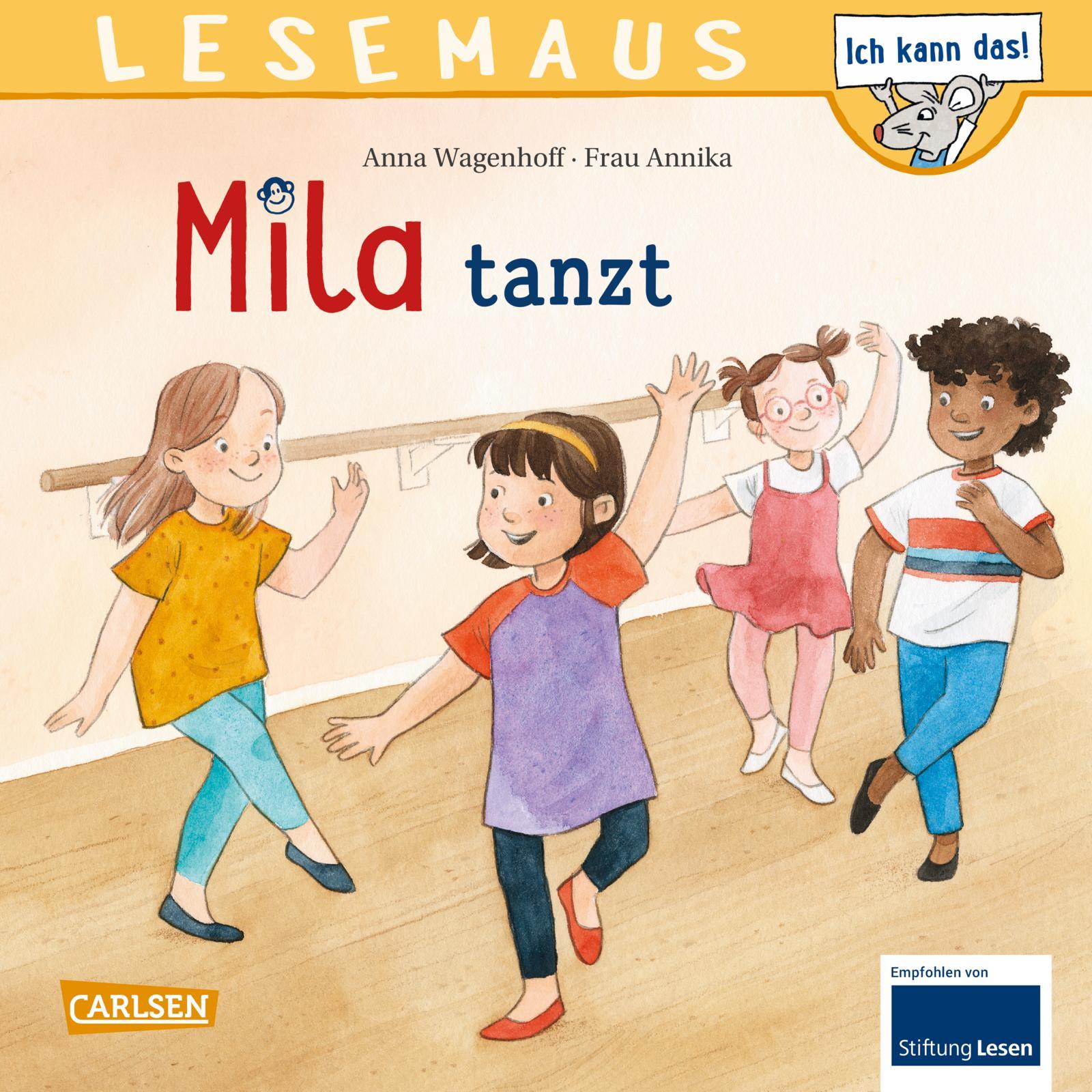 Cover: 9783551084101 | LESEMAUS 215: Mila tanzt | Anna Wagenhoff | Taschenbuch | Lesemaus