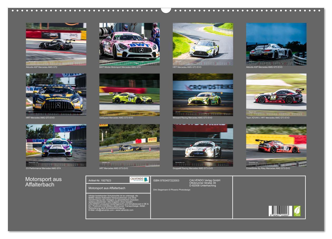 Bild: 9783457222003 | Motorsport aus Affalterbach (Wandkalender 2025 DIN A2 quer),...