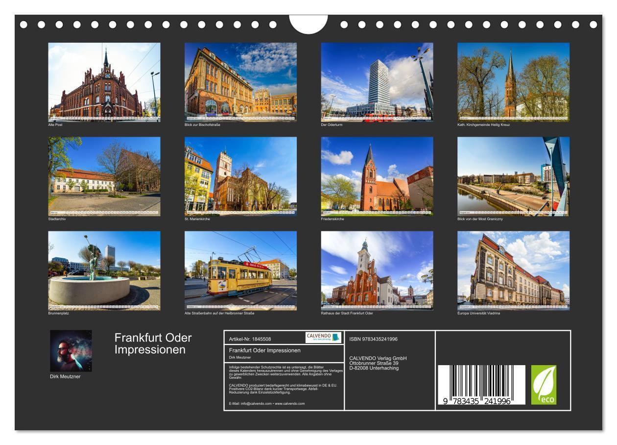 Bild: 9783435241996 | Frankfurt Oder Impressionen (Wandkalender 2025 DIN A4 quer),...