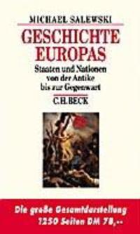Cover: 9783406461682 | Geschichte Europas | Michael Salewski | Buch | Deutsch | 2004