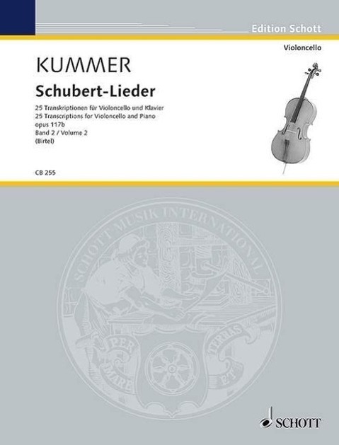 Cover: 9790001191616 | Schubert-Lieder | Friedrich August/Schubert, Franz Kummer | Buch