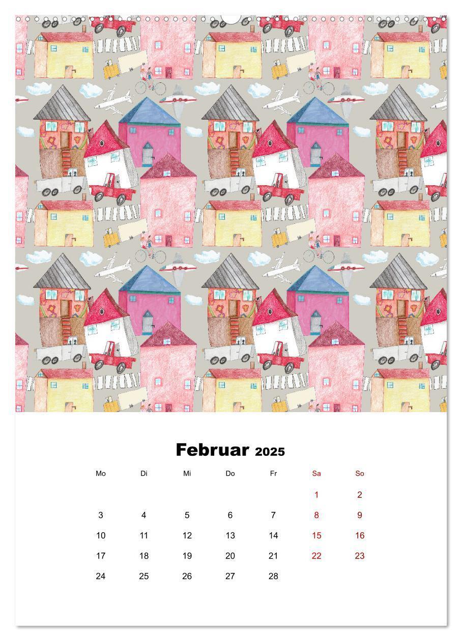 Bild: 9783435927616 | MUSTERMACKE (Wandkalender 2025 DIN A2 hoch), CALVENDO Monatskalender