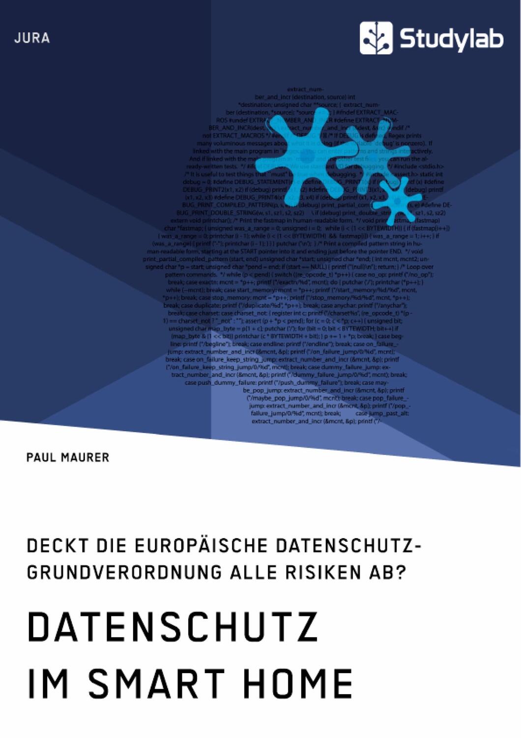 Cover: 9783960956358 | Datenschutz im Smart Home. Deckt die europäische...