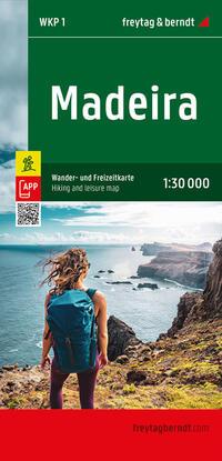 Cover: 9783707922424 | Madeira, Wander- und Freizeitkarte 1:30.000, freytag &amp; berndt | Berndt