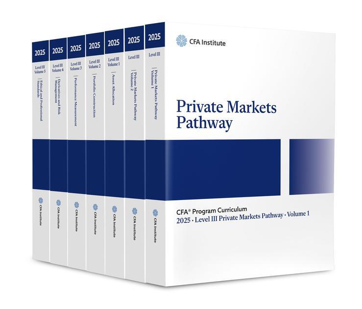 Cover: 9781961409682 | 2025 Cfa Program Curriculum Level III Private Markets Pathway Box Set