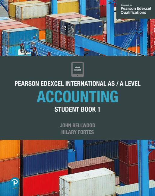Cover: 9781292274614 | Edexcel International AS/A Level Accounting Student Book 1 | Bundle
