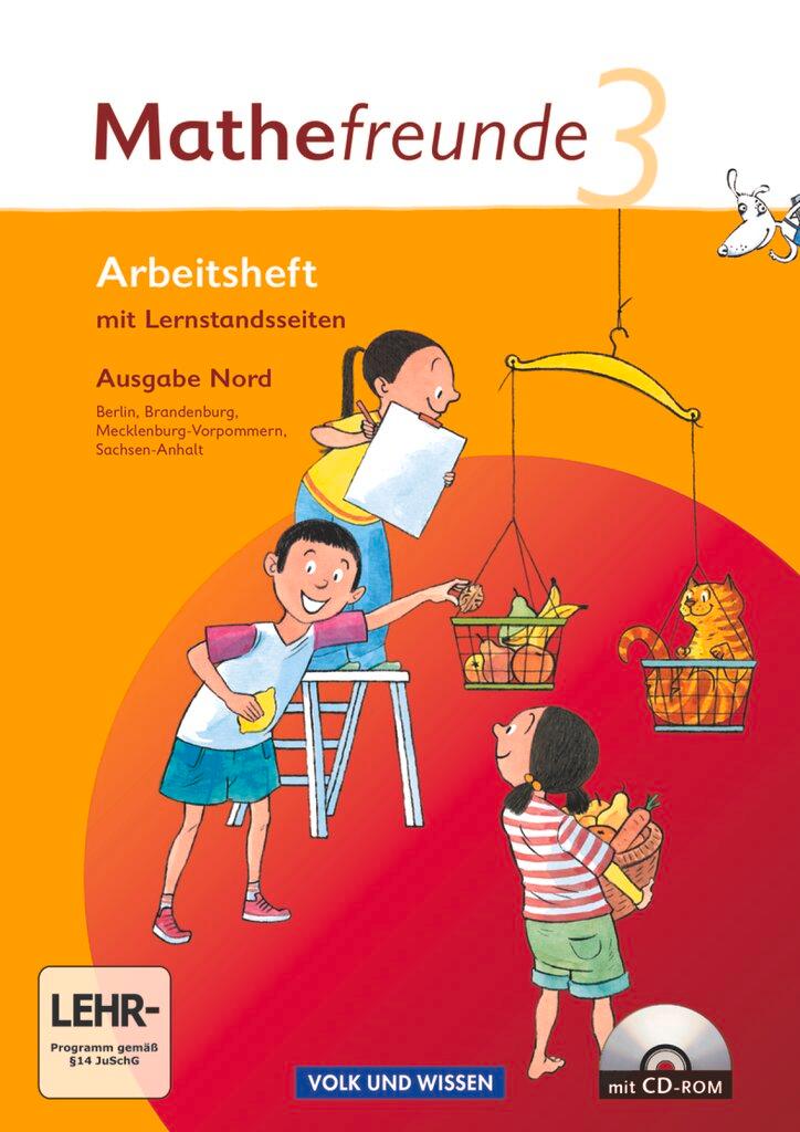 Cover: 9783060826841 | Mathefreunde 3. Schuljahr. Arbeitsheft mit CD-ROM und...