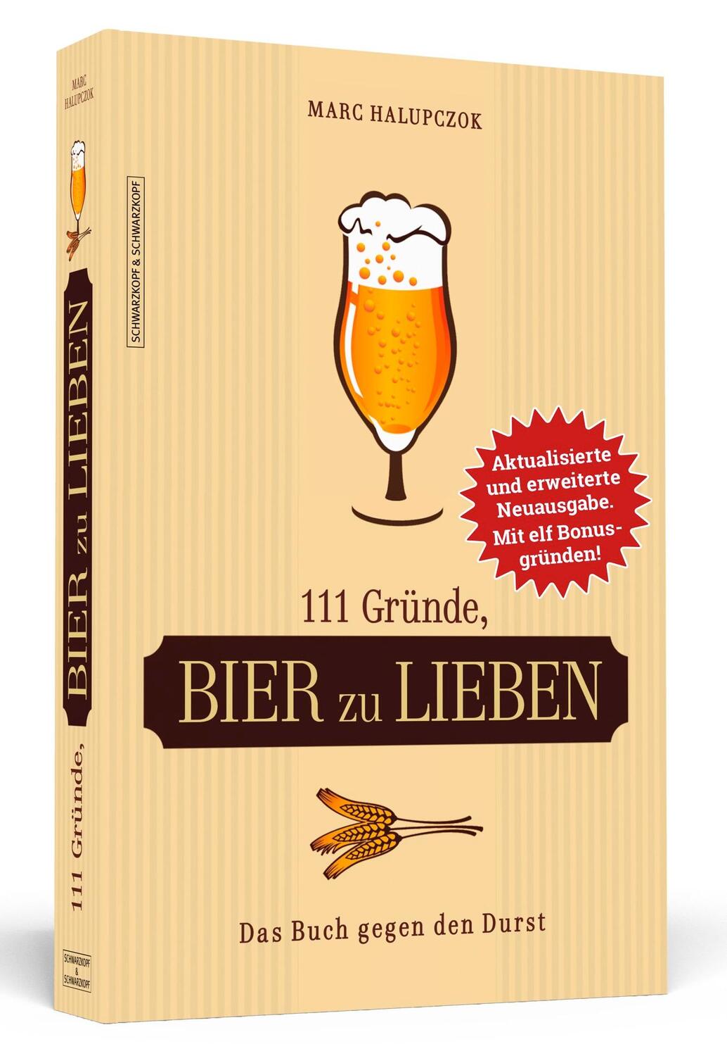 Cover: 9783862658121 | 111 Gründe, Bier zu lieben - Erweiterte Neuausgabe mit 11...