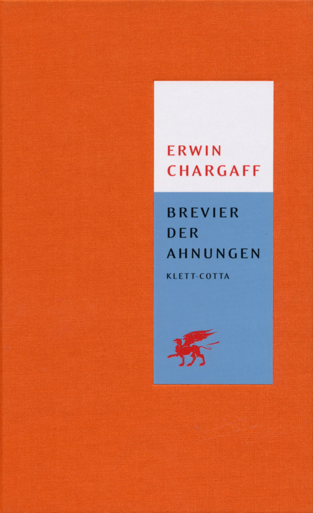 Cover: 9783608935134 | Brevier der Ahnungen | Eine Auswahl aus dem Werk | Erwin Chargaff