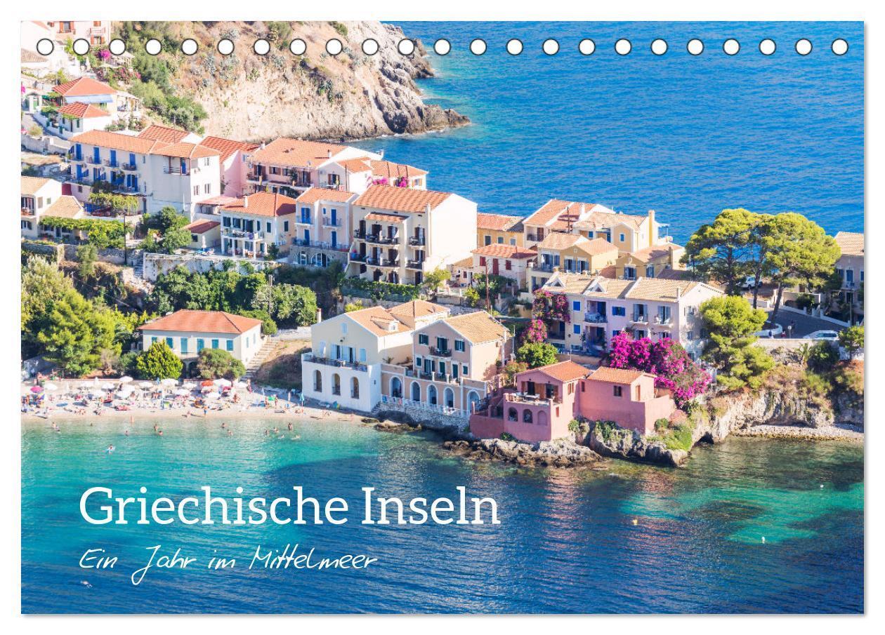 Cover: 9783675595651 | Griechische Inseln - Ein Jahr im Mittelmeer (Tischkalender 2024 DIN...