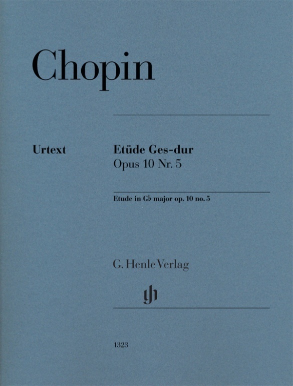 Cover: 9790201813233 | Chopin, Frédéric - Etüde Ges-dur op. 10 Nr. 5 | Ewald Zimmermann