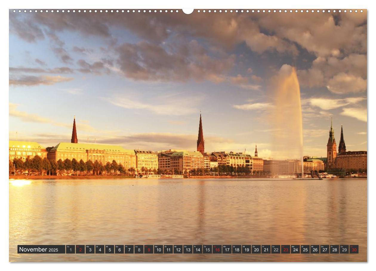 Bild: 9783435821297 | Stadt Hamburg (hochwertiger Premium Wandkalender 2025 DIN A2 quer),...