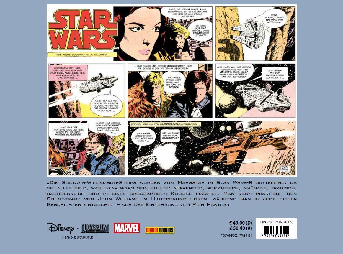 Rückseite: 9783741628115 | Star Wars: Die kompletten Comicstrips | Bd. 2 | Al Williamson (u. a.)