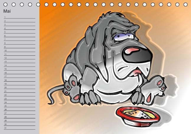 Bild: 9783660444582 | Hunde-Geburtstagskalender / Witziger Cartoon-Kalender...