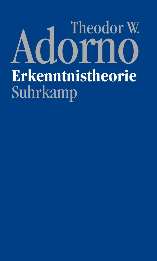 Cover: 9783518587201 | Nachgelassene Schriften. Abteilung IV: Vorlesungen | Theodor W. Adorno
