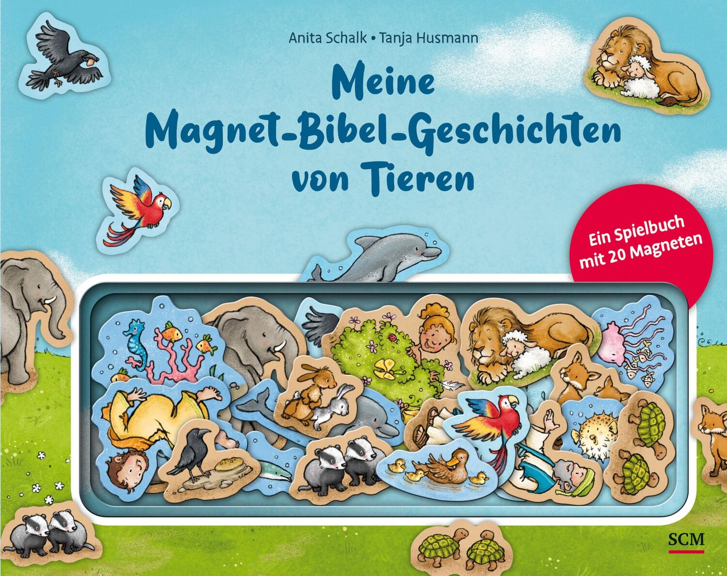 Cover: 9783417281019 | Meine Magnet-Bibel-Geschichten von Tieren | Anita Schalk | Buch | 2024