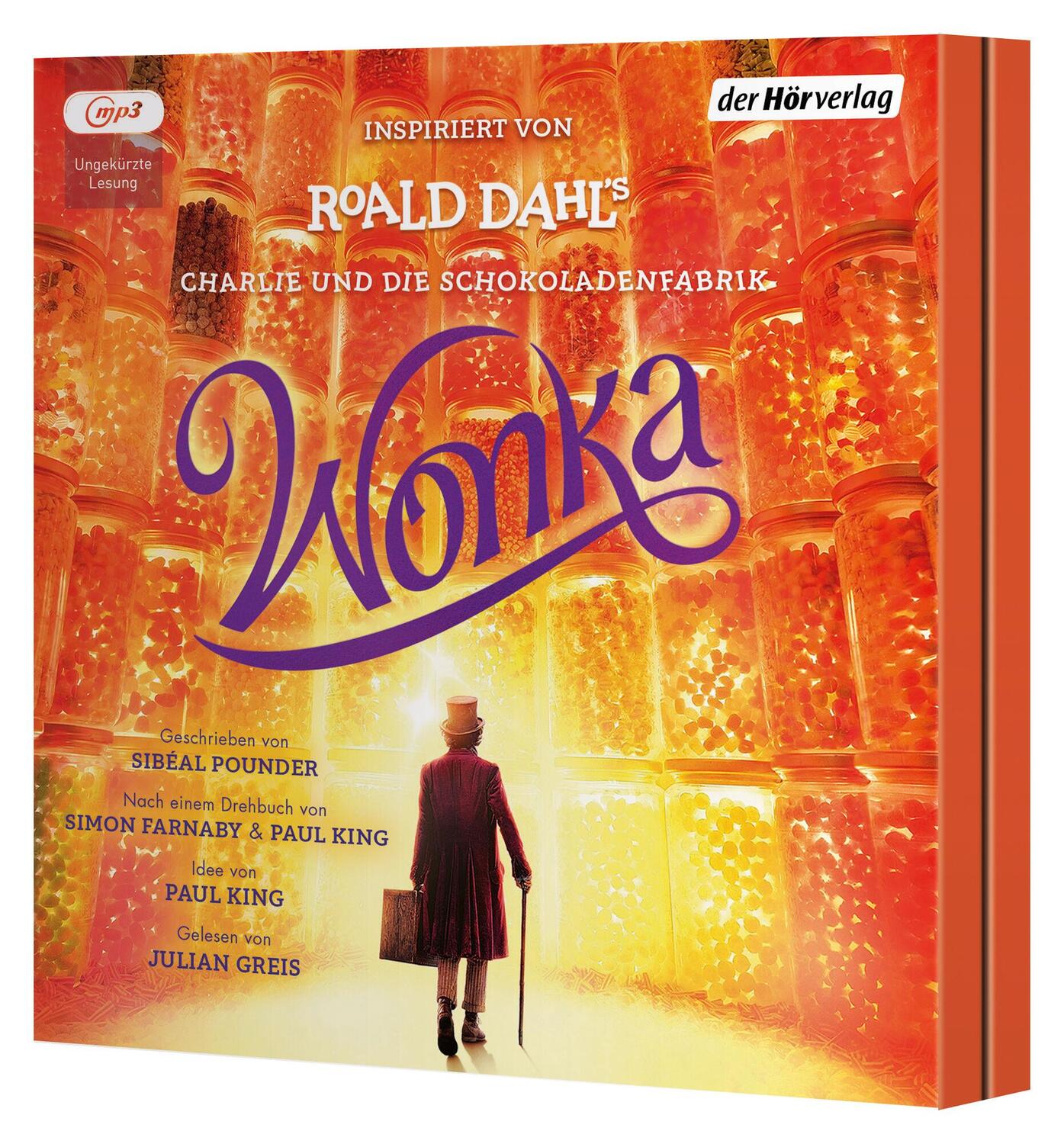 Bild: 9783844550726 | Wonka - Das Hörbuch zum Film | Roald Dahl (u. a.) | MP3 | 293 Min.