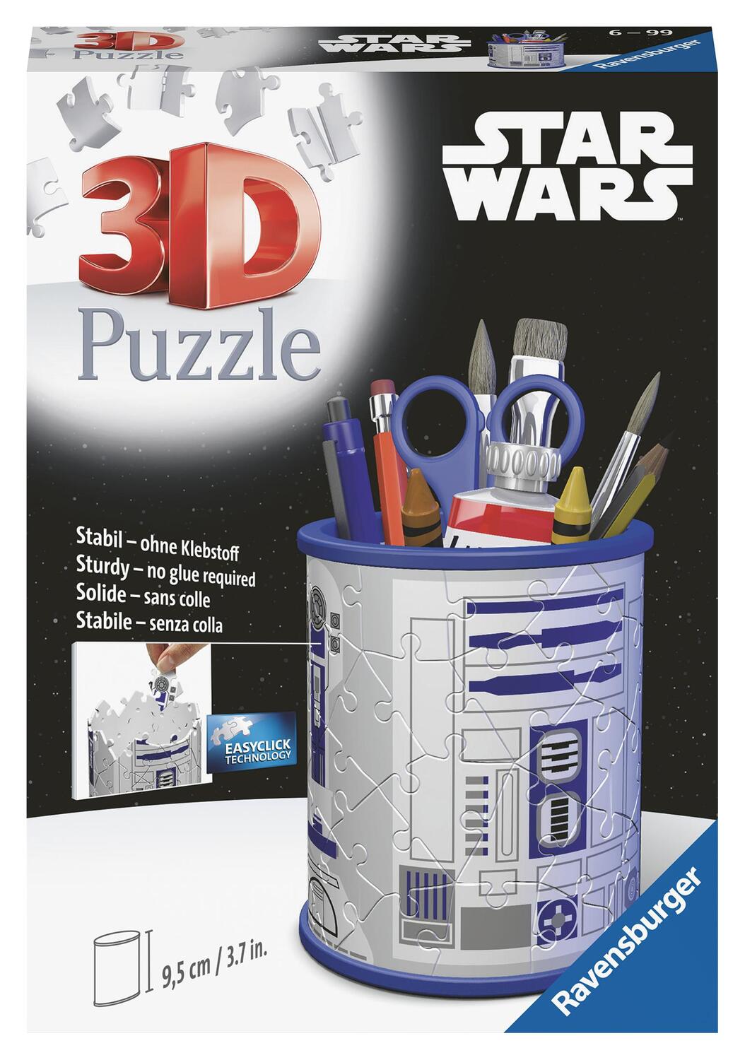 Cover: 4005556115549 | Ravensburger 3D Puzzle 11554 - Utensilo Star Wars R2D2 -...