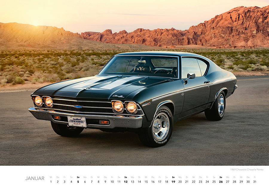 Bild: 9783966648288 | Muscle Cars Kalender 2025 | Frank Mundus | Kalender | Spiralbindung