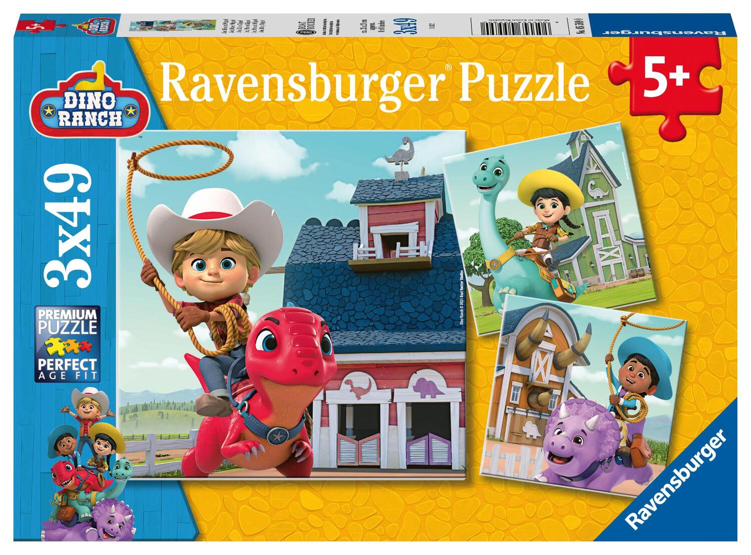 Cover: 4005556055890 | Ravensburger Kinderpuzzle 05589 - Jon, Min und Miguel - 3x49 Teile...