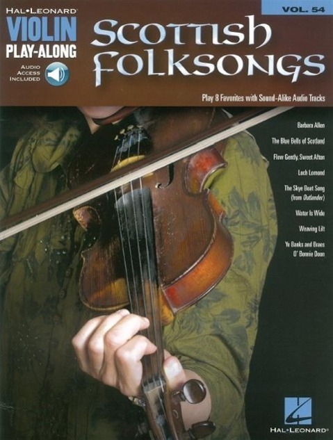 Cover: 888680078836 | Scottish Folksongs | Violin Play-Along Volume 54 | Violin Play-Along