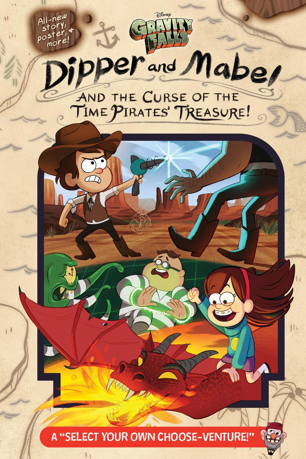 Cover: 9781484746684 | Gravity Falls: Dipper and Mabel and the Curse of the Time Pirates'...