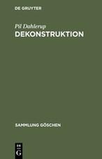 Cover: 9783110155167 | Dekonstruktion | Die Literaturtheorie der 1990er | Pil Dahlerup | Buch