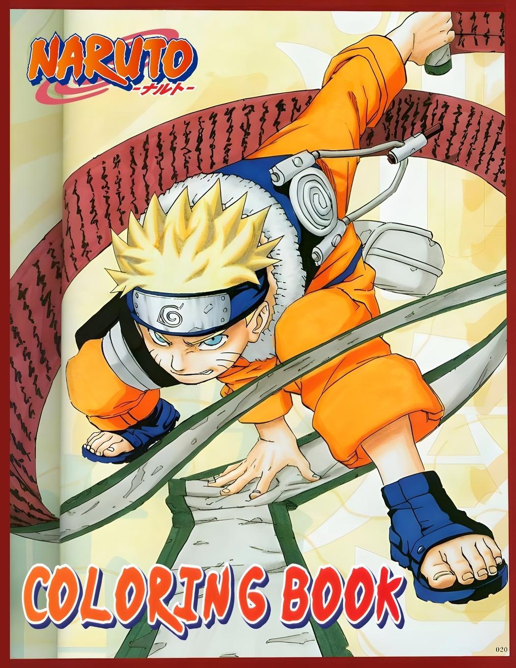 Cover: 9788357461835 | Naruto Coloring book | Colorful Ninja Adventures | Sean Lane | Buch