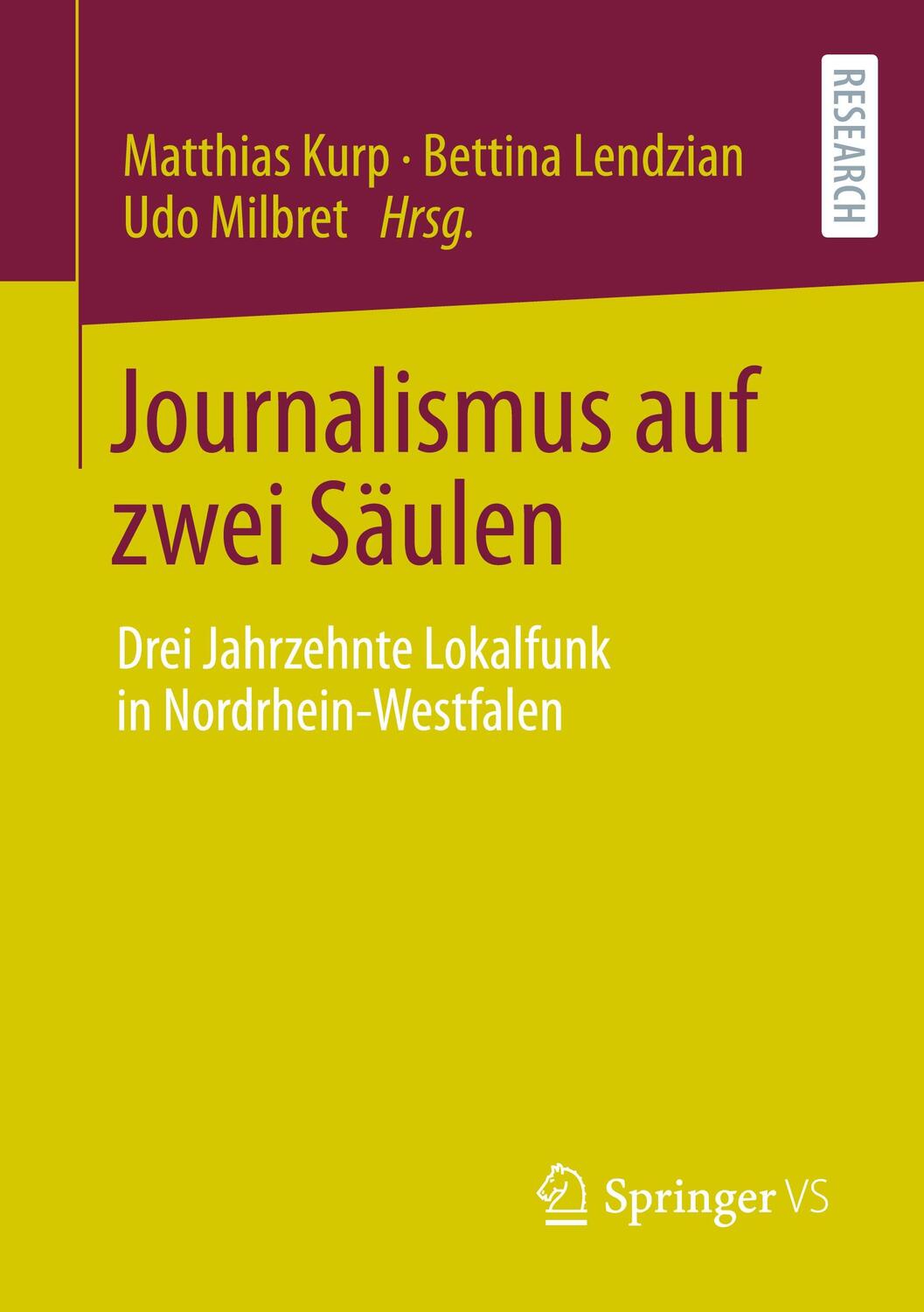 Cover: 9783658352691 | Journalismus auf zwei Säulen | Matthias Kurp (u. a.) | Taschenbuch