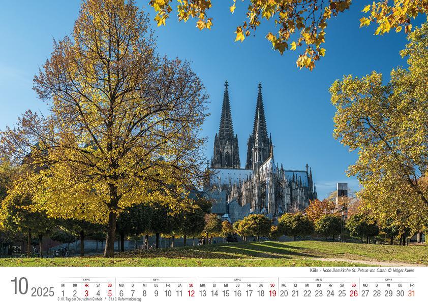 Bild: 9783965352070 | Köln 2025 Bildkalender A4 quer, spiralgebunden | Holger Klaes | 2025