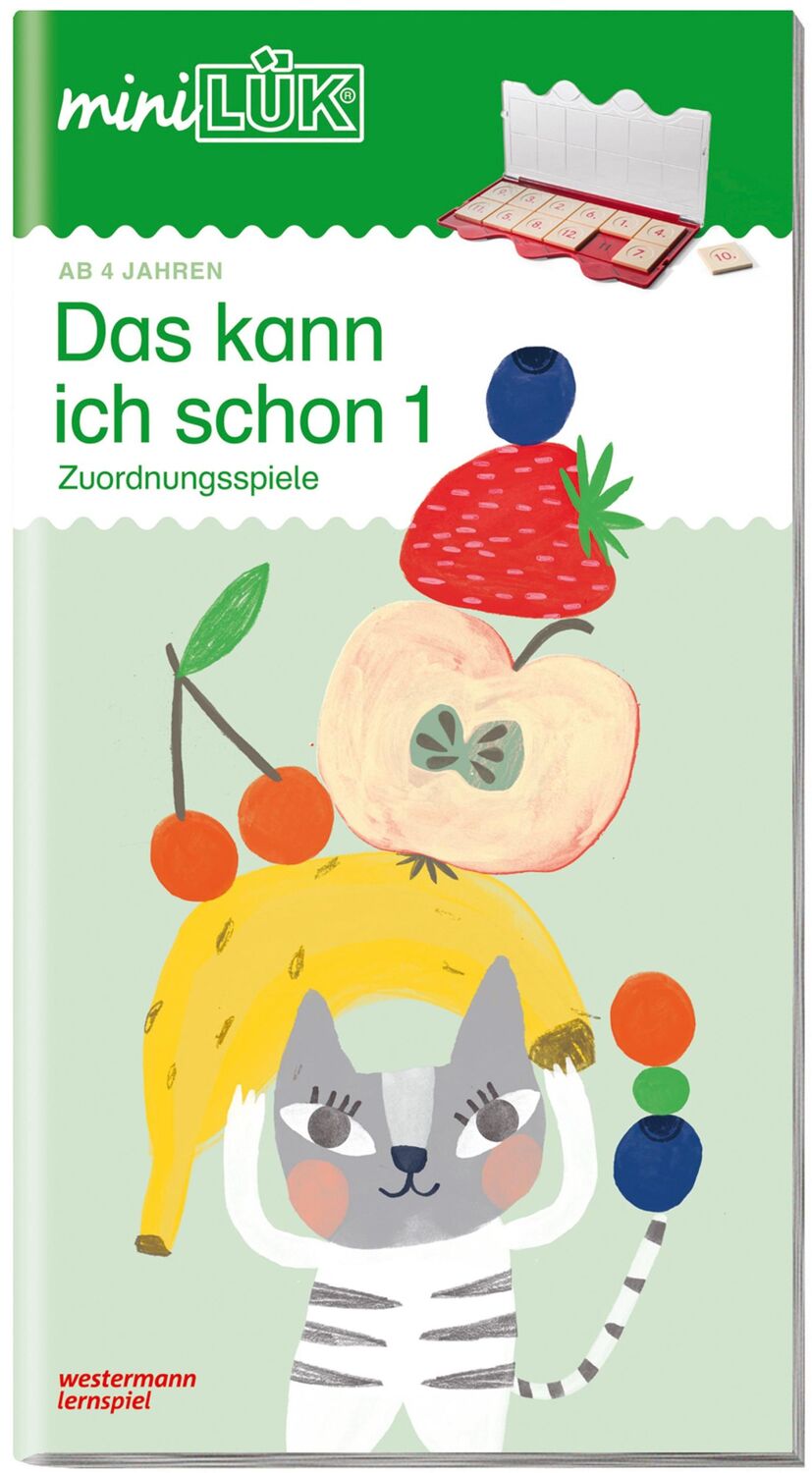 Cover: 9783837703214 | miniLÜK. Das kann ich schon 1 | Kindergarten/Vorschule | Michael Junga