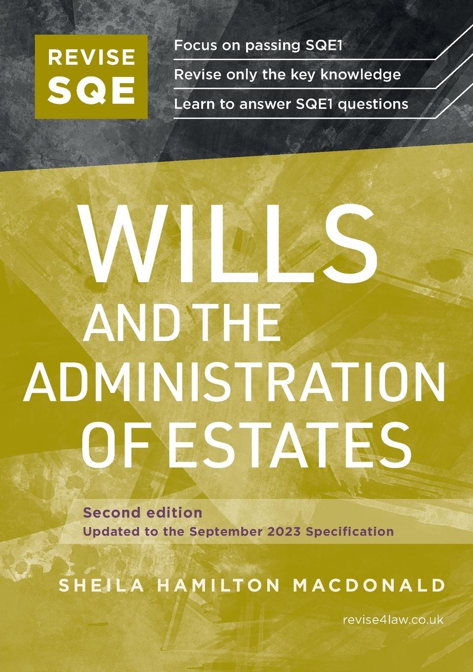 Cover: 9781914213892 | Revise SQE Wills and the Administration of Estates | Macdonald | Buch