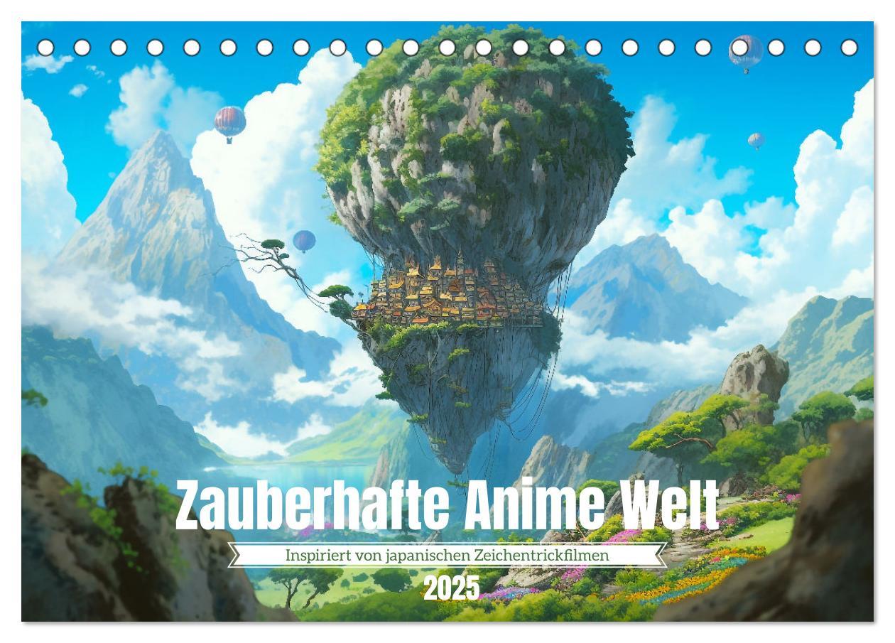 Cover: 9783383908705 | Zauberhafte Anime Welt (Tischkalender 2025 DIN A5 quer), CALVENDO...