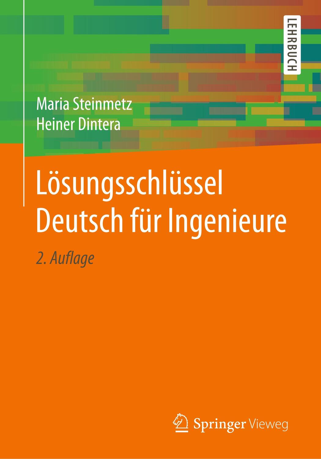 Cover: 9783658198930 | Lösungsschlüssel Deutsch für Ingenieure | Heiner Dintera (u. a.)