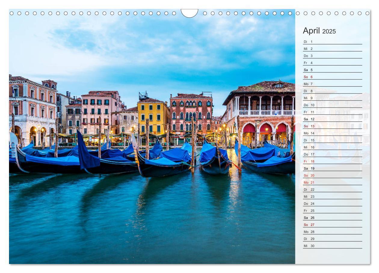 Bild: 9783435315680 | Venedig - Stille Momente (Wandkalender 2025 DIN A3 quer), CALVENDO...