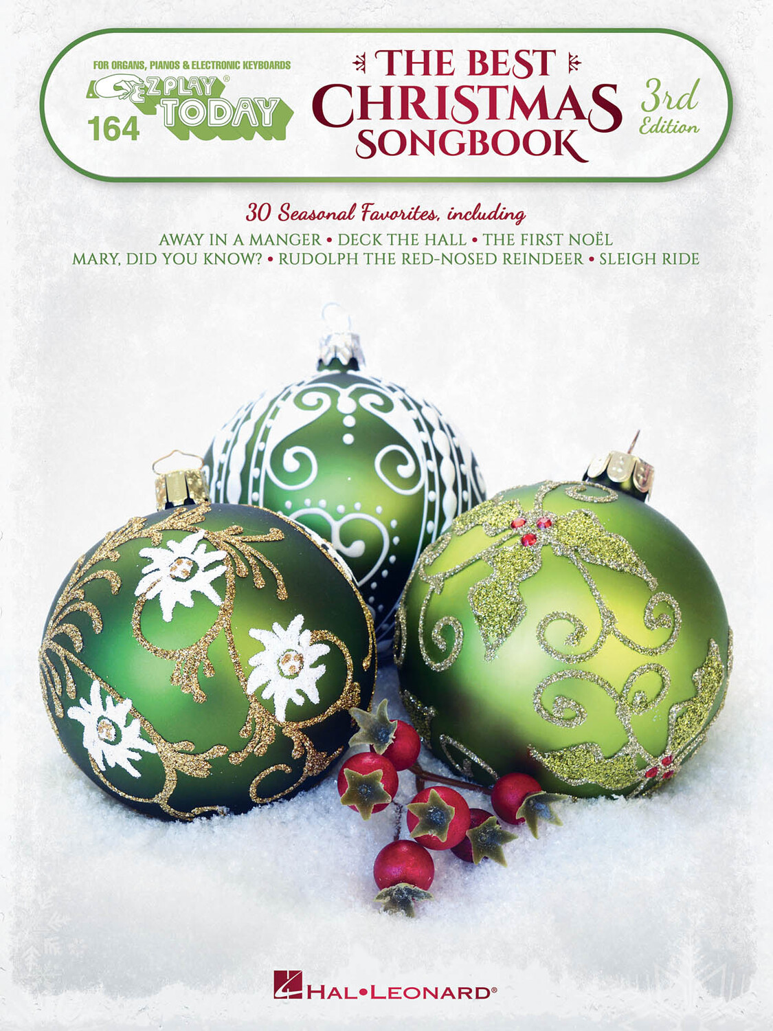 Cover: 888680751425 | The Best Christmas Songbook - 3rd Edition | E-Z Play Today Volume 164