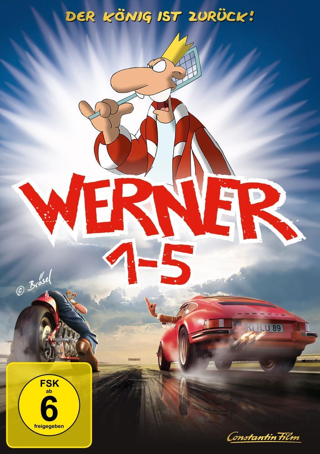 Cover: 4011976900689 | Werner 1-5 - Königbox | DVD | 3 DVDs | Deutsch | 2018
