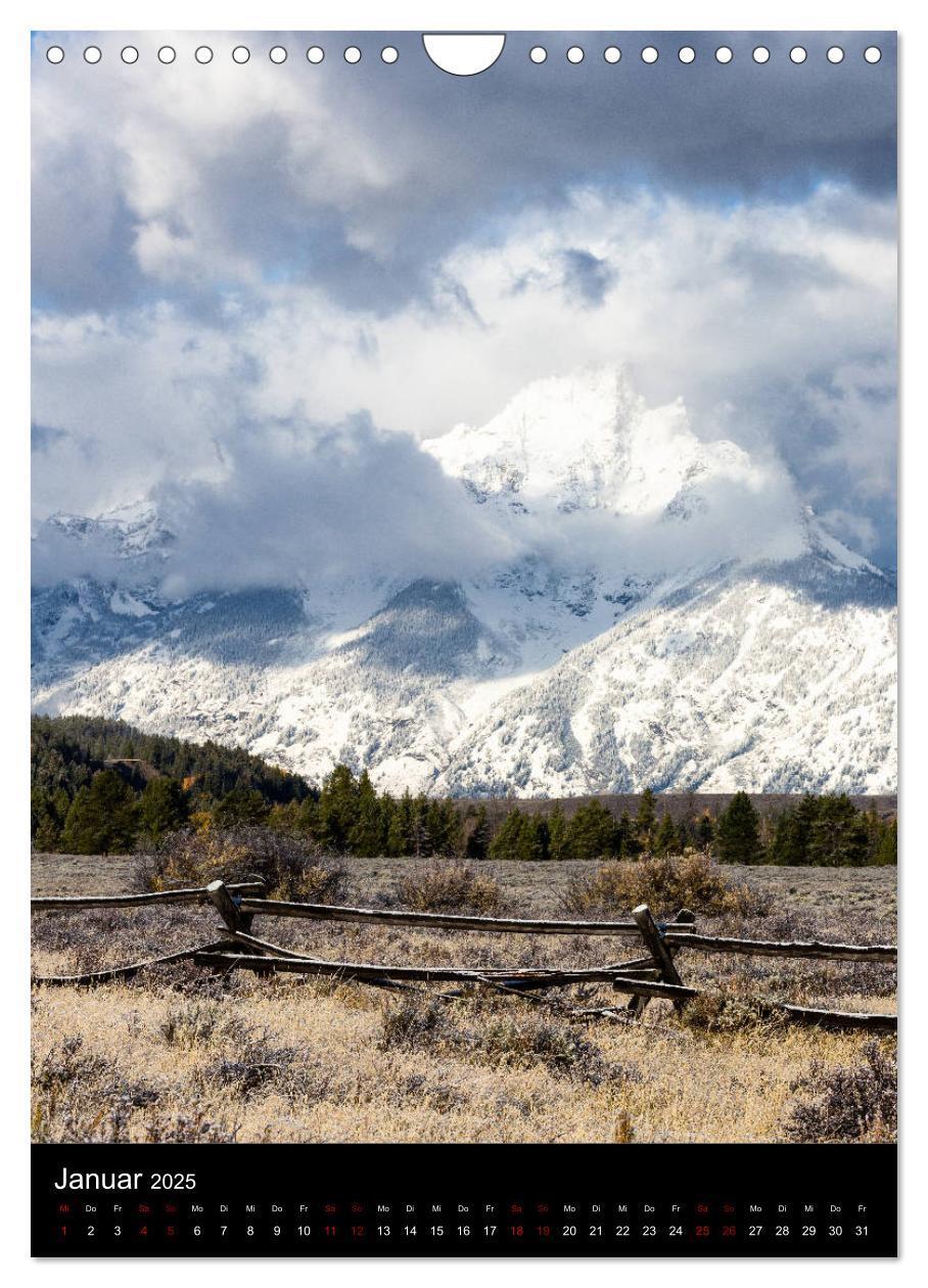 Bild: 9783435992935 | Teton Range - Der Grand Teton National Park (Wandkalender 2025 DIN...