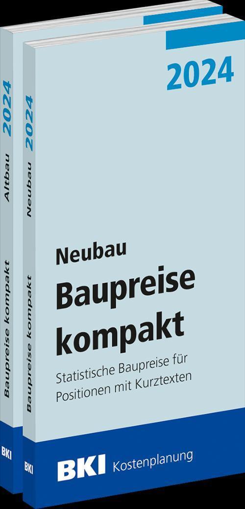 Cover: 9783481045821 | BKI Baupreise kompakt 2024 - Neubau + Altbau | Taschenbuch | 820 S.