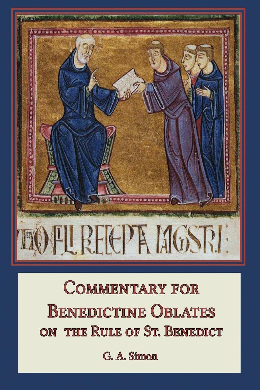 Cover: 9781953746269 | Commentary for Benedictine Oblates | On the Rule of St. Benedict