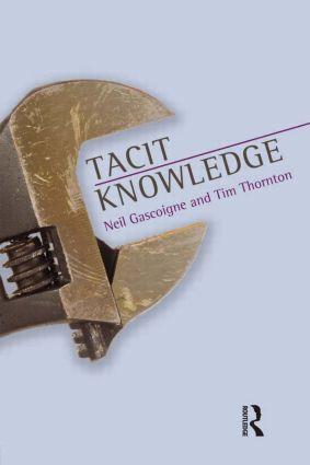 Cover: 9781844655465 | Tacit Knowledge | Neil Gascoigne (u. a.) | Taschenbuch | Englisch