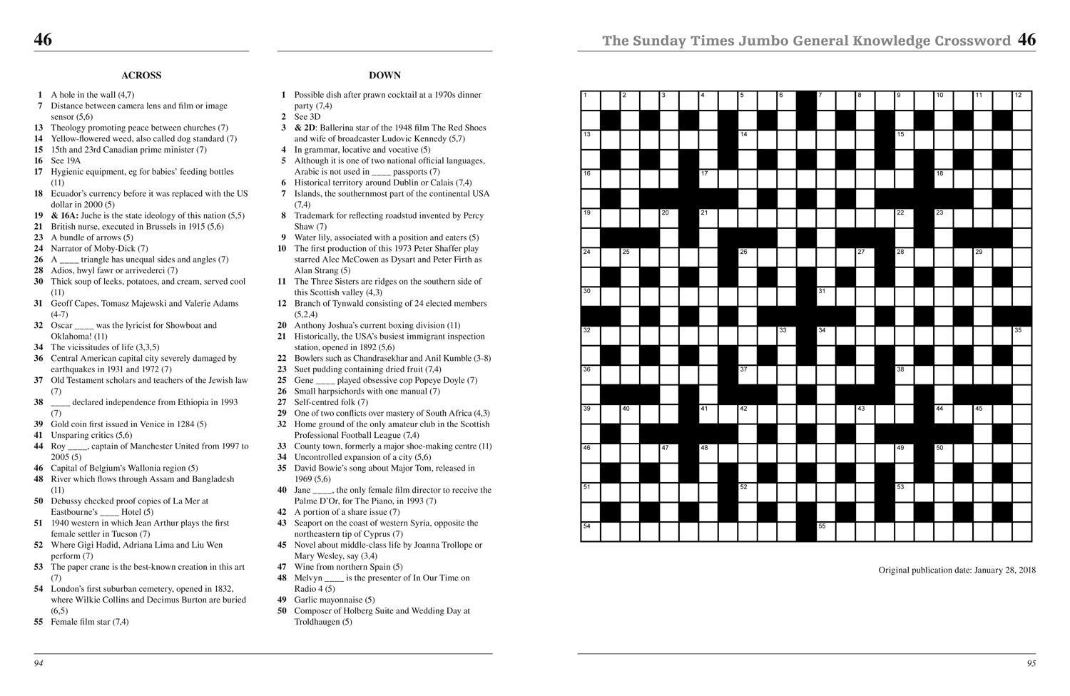 Bild: 9780008404239 | The Sunday Times Jumbo General Knowledge Crossword Book 2 | Buch